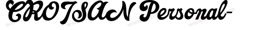 CROISAN Personal字体转换